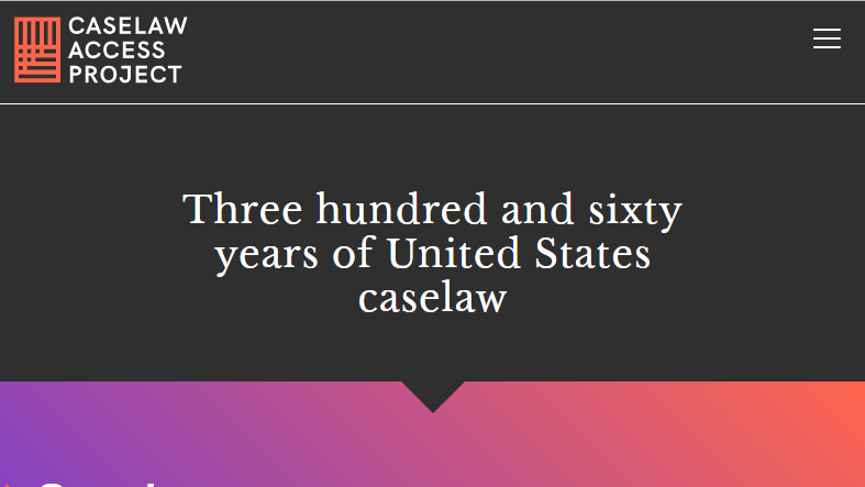 Guest Post: The Caselaw Access Project — Then, Now, Tomorrow