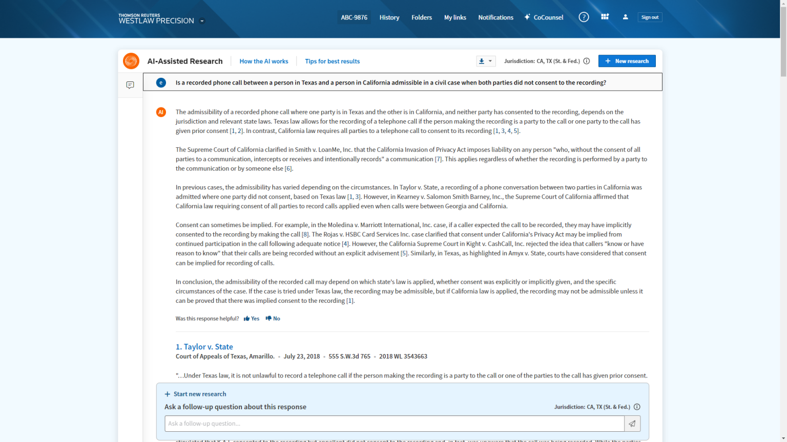 Major Thomson Reuters News: Westlaw Gets Generative AI Research Plus ...