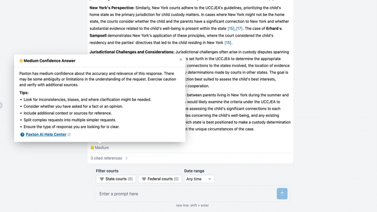 Paxton AI Releases Benchmarking Data Showing 94% Accuracy Of Its Legal Research Tool; Also Releases New &#8216;Confidence Indicator&#8217; Feature