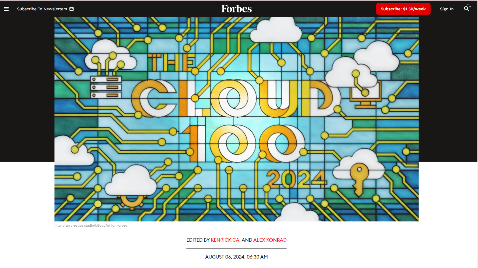 Two Legal Tech Companies Make Forbes &#8216;Cloud 100&#8217;