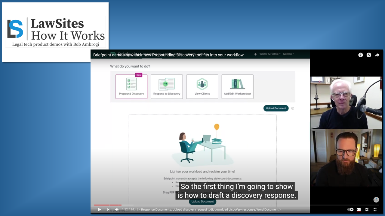 <i>How It Works:</i> Briefpoint&#8217;s AI Solution for Propounding and Responding to Discovery Requests in Litigation