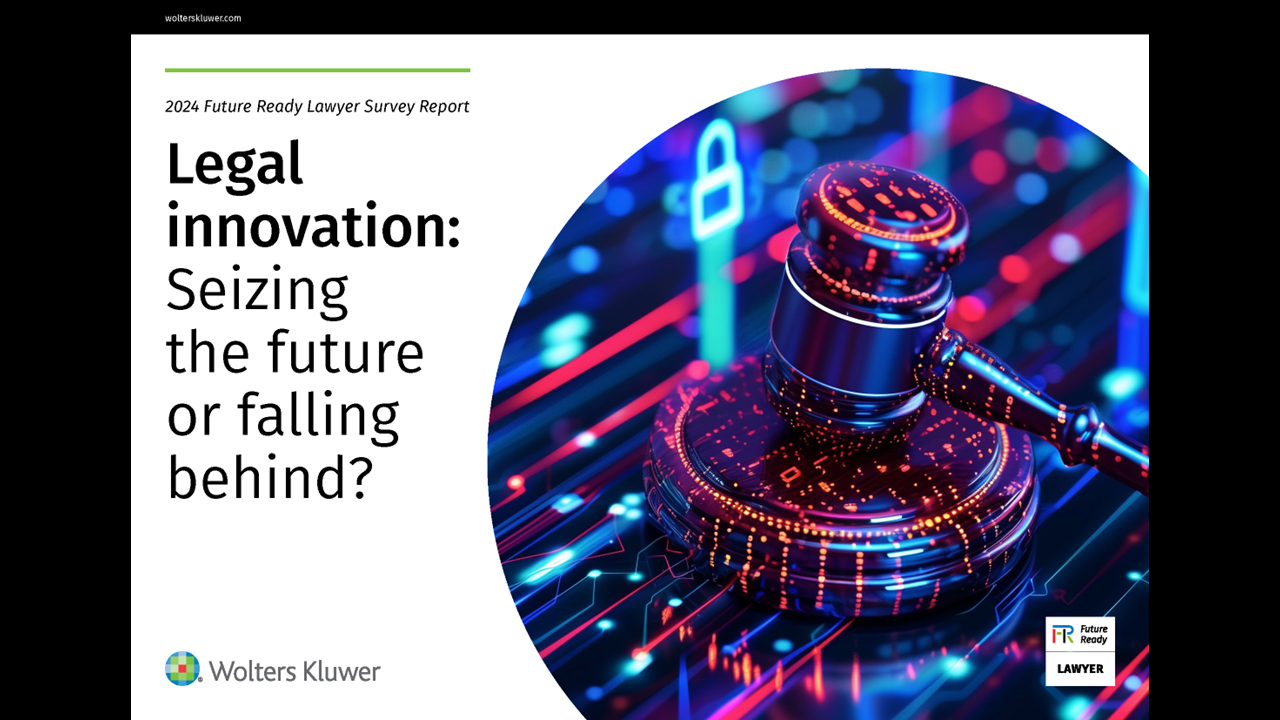 Latest Future Ready Lawyer Survey from Wolters Kluwer Finds Broad Adoption of Gen AI By Legal Professionals