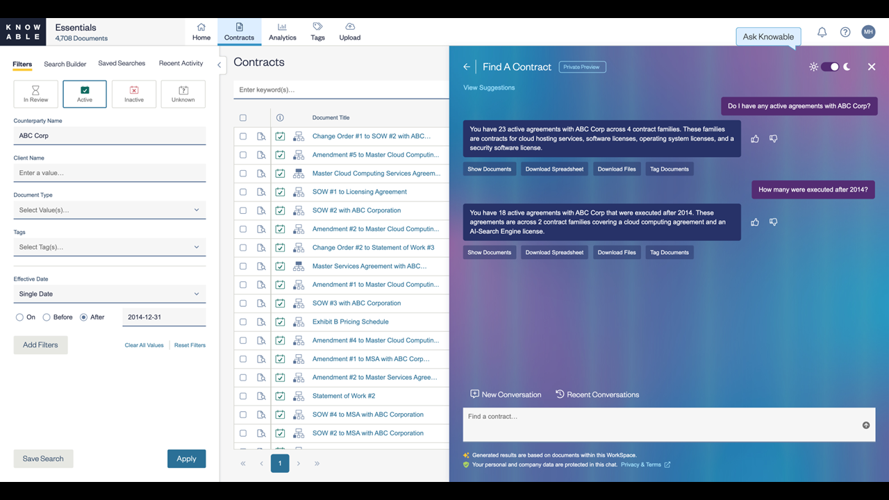 Knowable Introduces Gen AI Tool It Says Will Revolutionize How Companies Interact with their Contracts