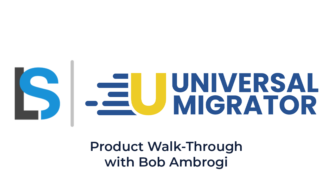 <i>How It Works:</i> Universal Migrator Demos Backup and Restore Tools using Clio Manage