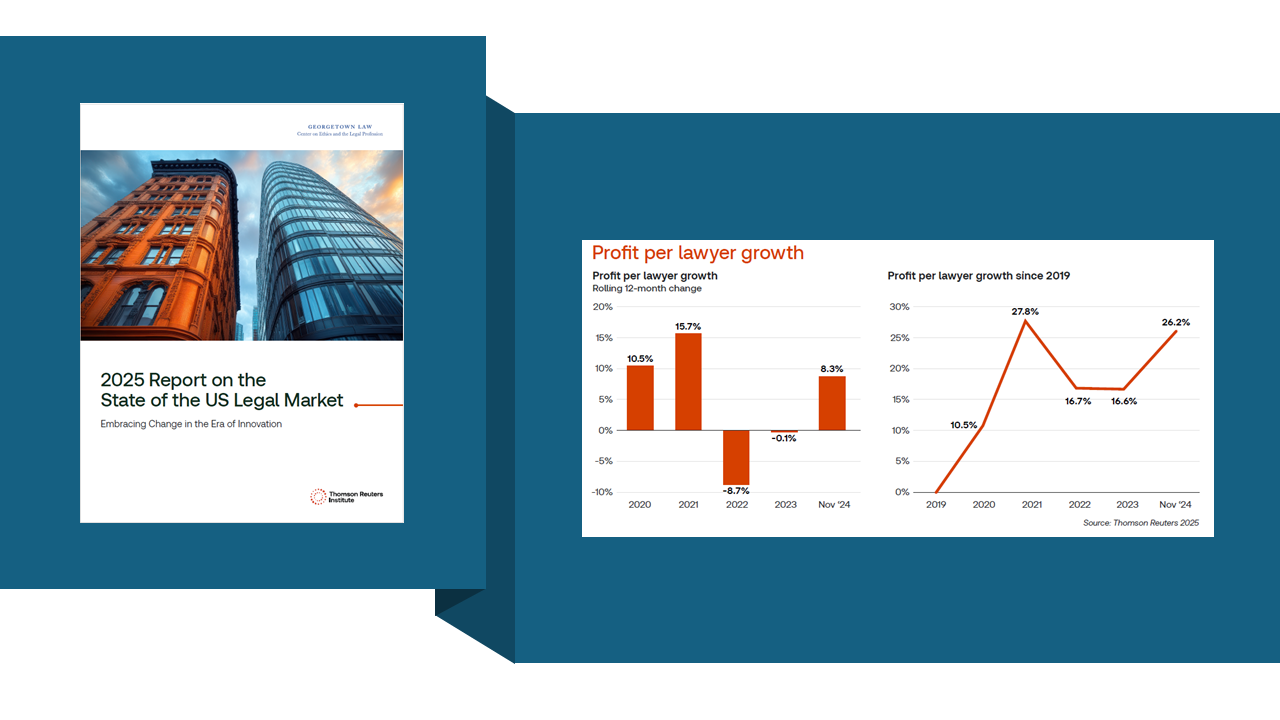 Report from Thomson Reuters and Georgetown Law Says 2024 Was the Beginning of the End for the Traditional Law Firm Business Model