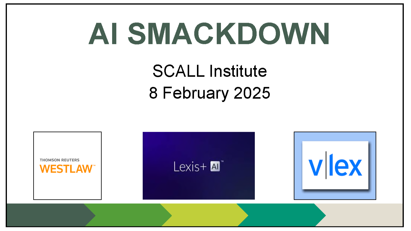 In ‘AI Smackdown,’ Law Librarians Compare Legal AI Research Platforms, Finding Distinct Strengths and Limitations