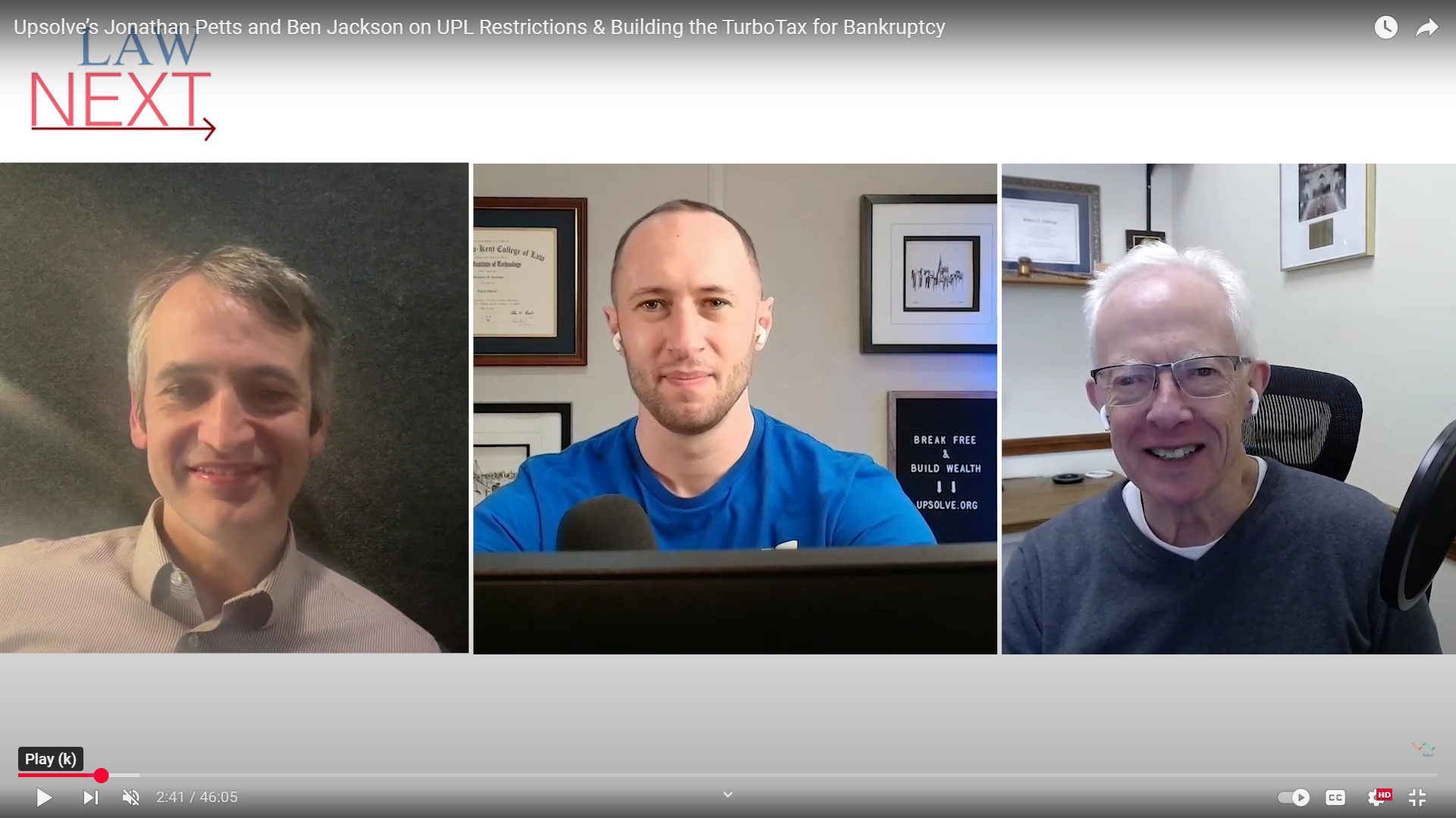 On LawNext: Upsolve’s Jonathan Petts and Ben Jackson on Building the TurboTax for Bankruptcy and Fighting UPL Restrictions