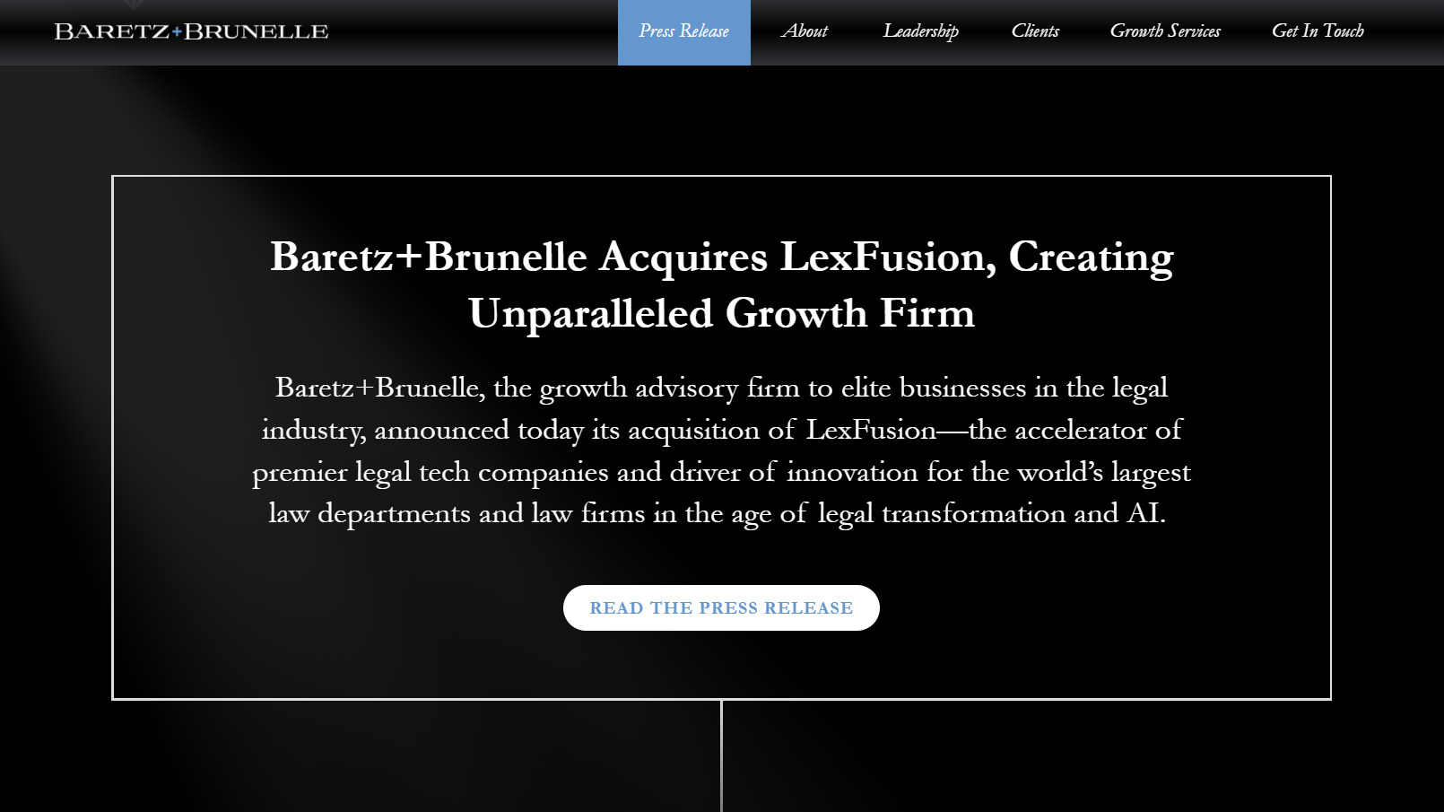 Communications and Marketing Firm Baretz+Brunelle Acquires Go-to-Market Company LexFusion