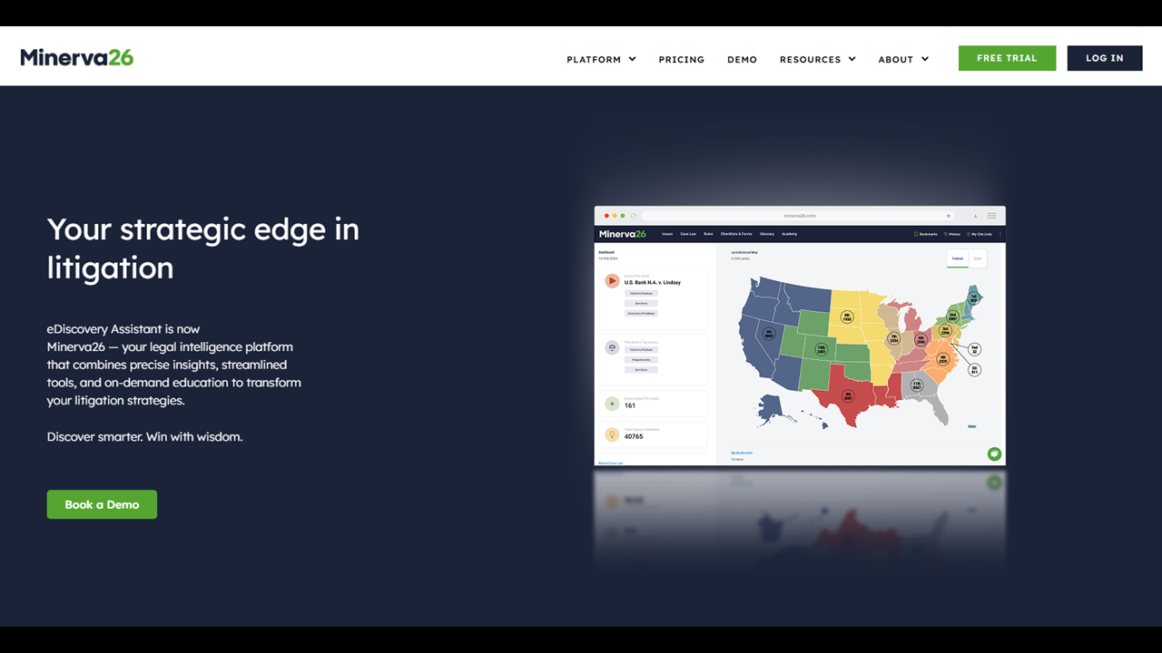 eDiscovery Assistant Rebrands as Minerva26, Positions Its Platform as Strategic Discovery Command Center